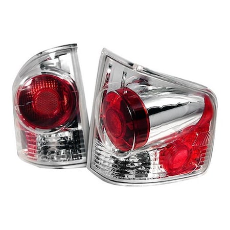 Overtime Altezza Tail Lights for 94 to 01 Chevrolet S10- Chrome - 12 x 14 x 22 in. OV3201476